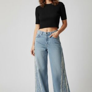 Jean sĂșper Wide Leg - Leticia