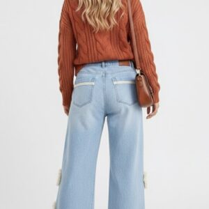 Alternative view of Jean super wide leg - Maya